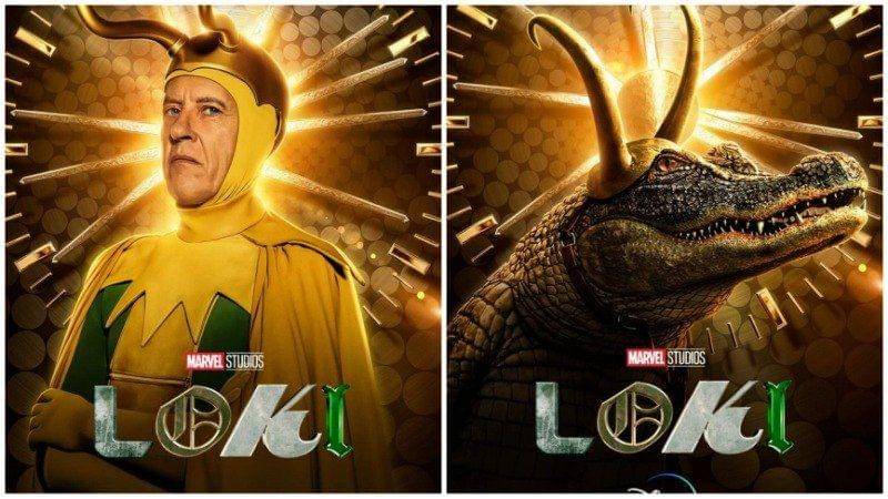 Poster Classic Loki dan Alligator Loki. facebook.com/marvelstudios