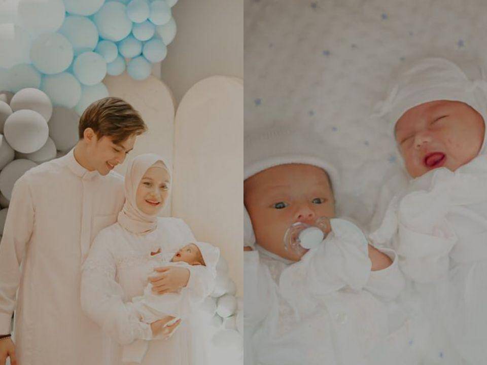 momen akikah Arshakalif Muhammad Mbayang dan Nyimas Arumi Hafsah Qisthi (instagram.com/rey_mbayang instagram.com/arsyadankms)