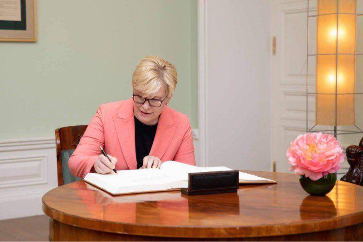 Perdana Menteri Lithuania, Ingrida Simonyte. (Twitter.com/Ingrida Šimonytė)