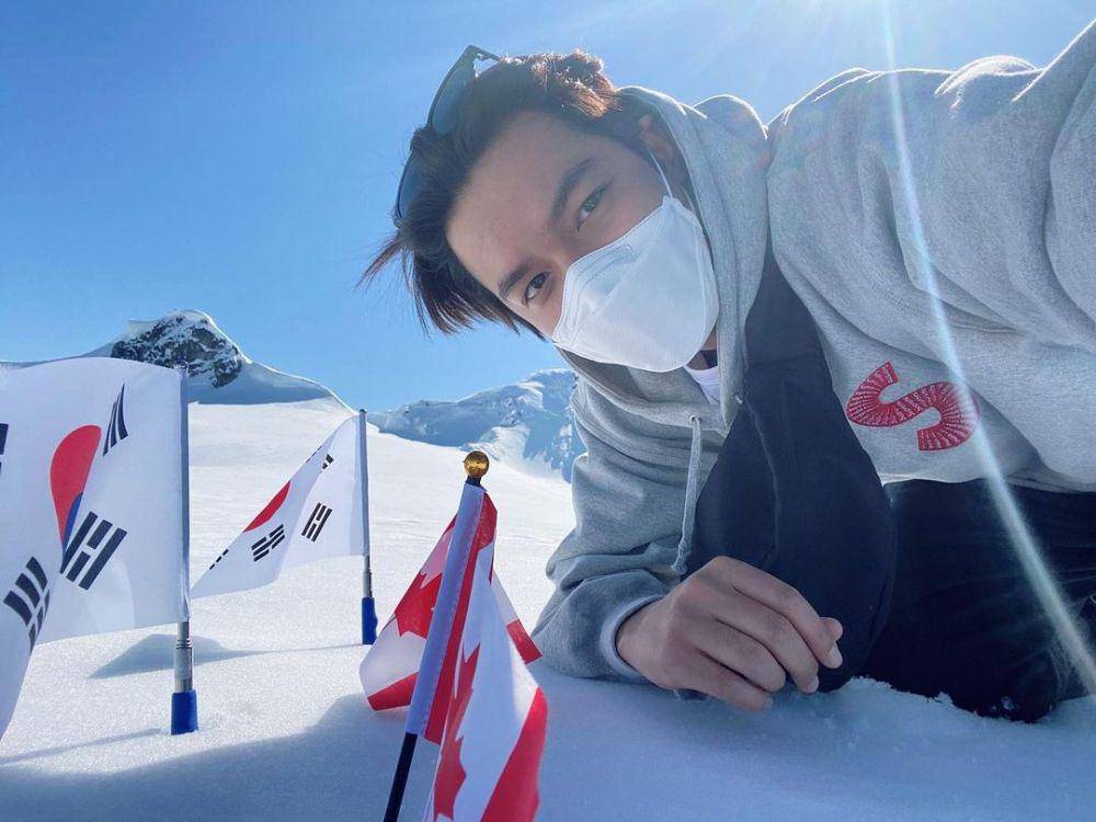 Lee Min Ho di sela-sela syuting Pachinko di Kanada (instagram.com/actorleeminho)