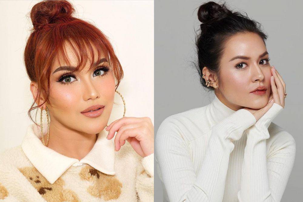 Penyanyi dengan rambut cepol (instagram.com/ayutingting92/ | instagram.com/raisa6690/)