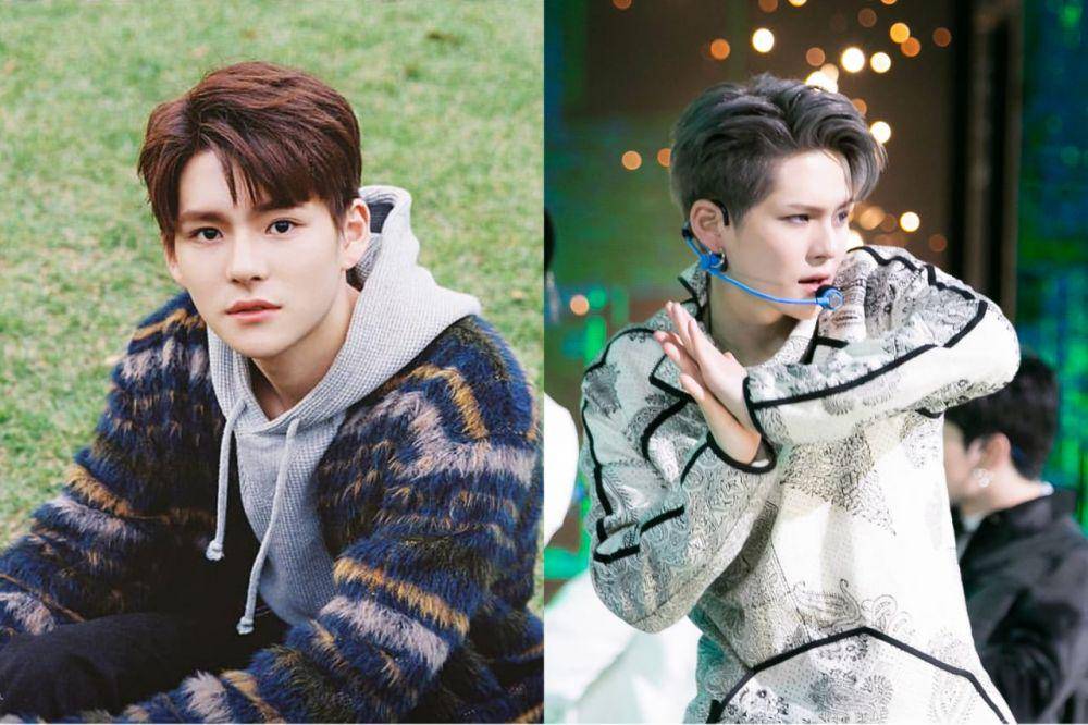 Yoshi sebelum debut (instagram.com/yg.treasurebox) | Yoshi sesudah debut (programs.sbs.co.kr)