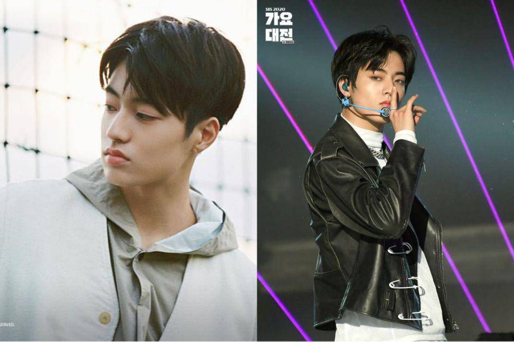 Haruto sebelum debut (instagram.com/yg.treasurebox) | Haruto sesudah debut (twitter.com/SBSNOW)