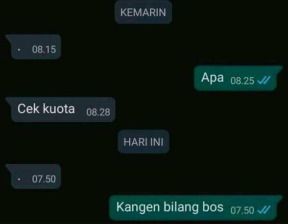 chat ending-nya gak jelas (instagram.com/recehnjir)