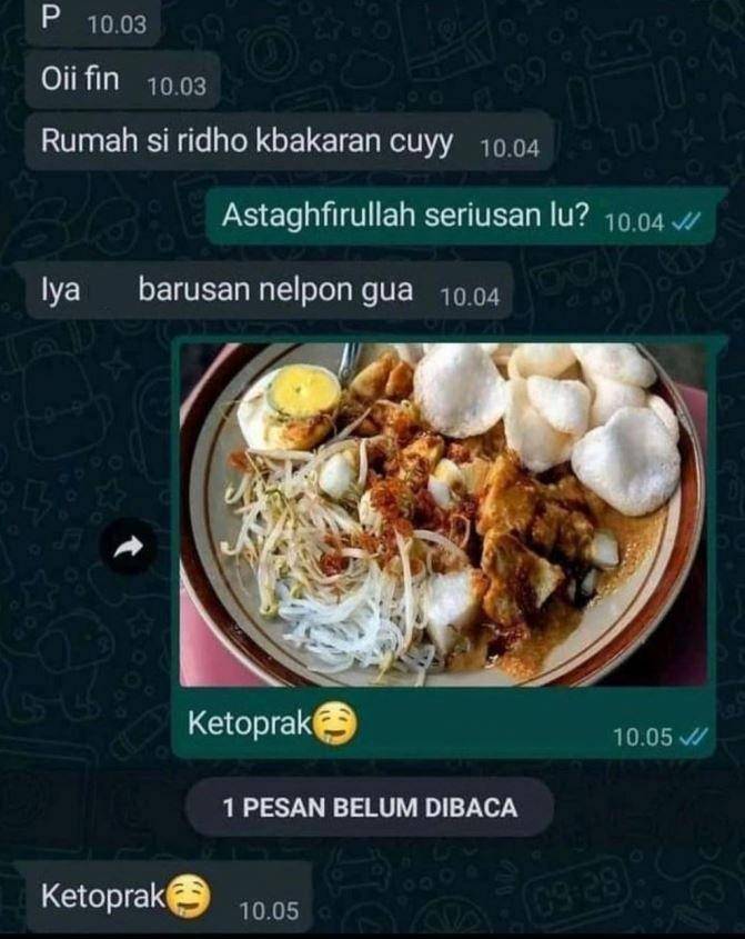 chat ending-nya gak jelas (instagram.com/receh.id)