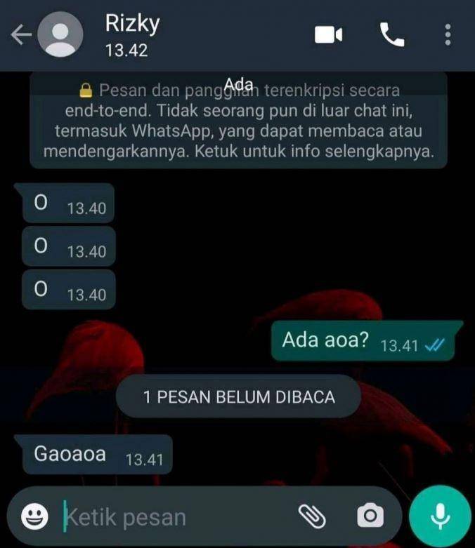 chat ending-nya gak jelas (instagram.com/awreceh.id)