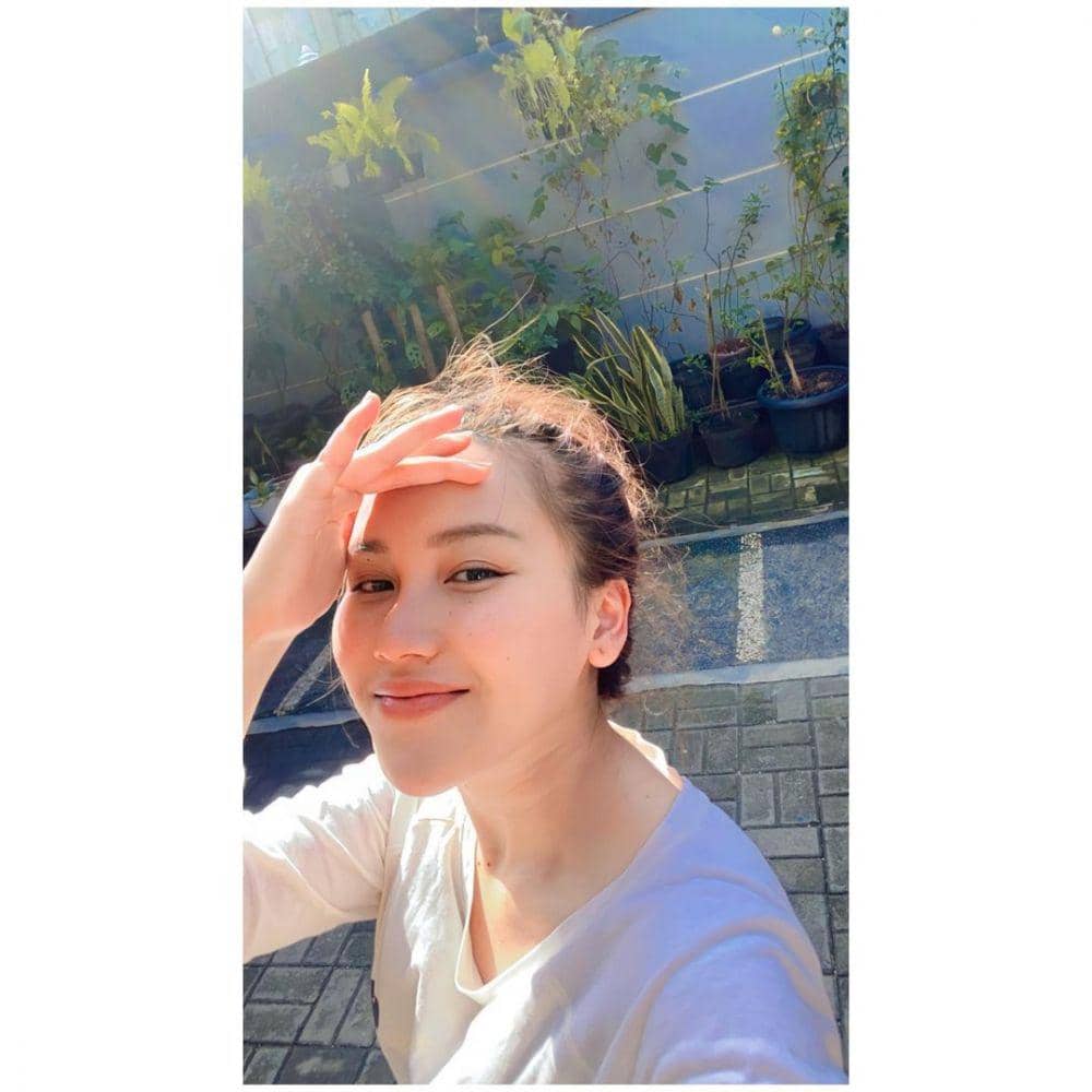 Ayu Ting Ting berolahraga. (instagram.com/ayutingting92)