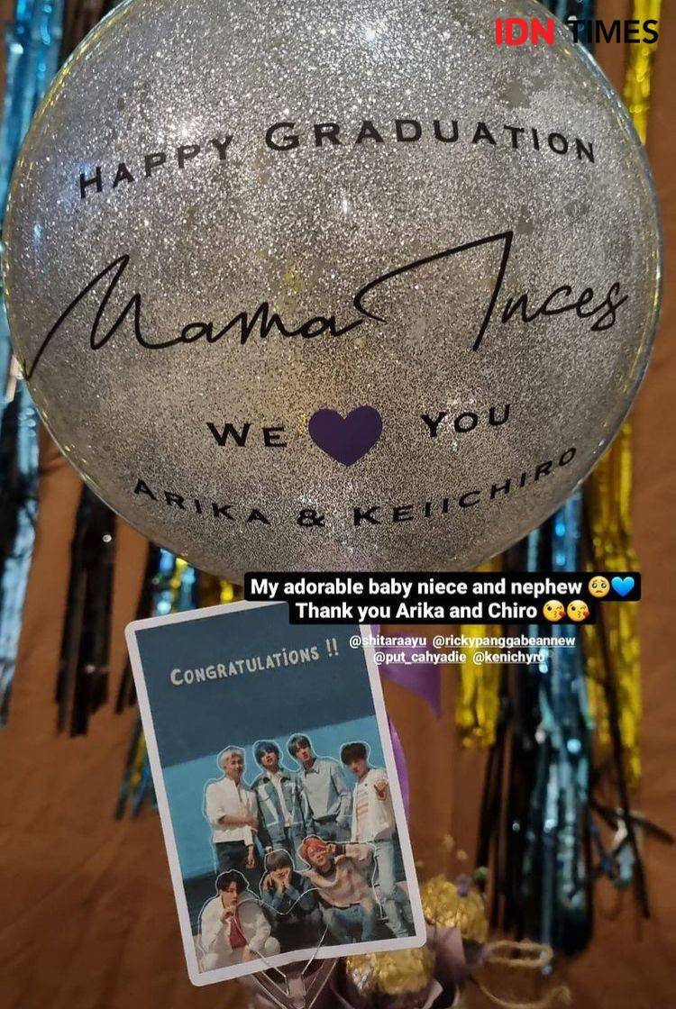 Mikha lulus (instagram.com/Miktambayong)