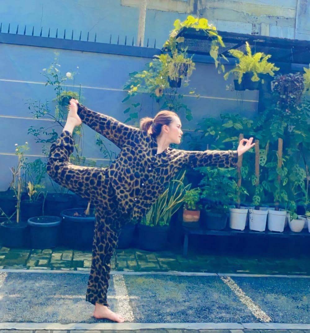 Ayu Ting Ting berolahraga. (instagram.com/ayutingting92)