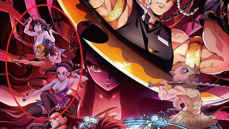 Tiga istri Tengen Uzui, dilingkari di gambar di atas. twitter.com/kimetsu_off