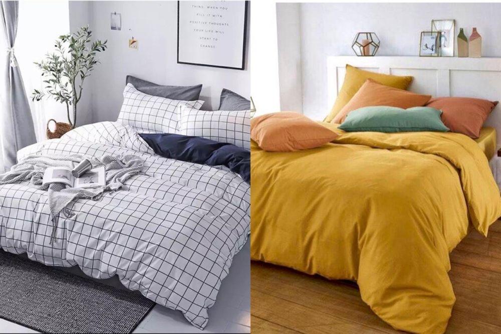 9 Model Sprei Kekinian buat Anak Kosan, Motif Kotak-kotak Paling Hits!