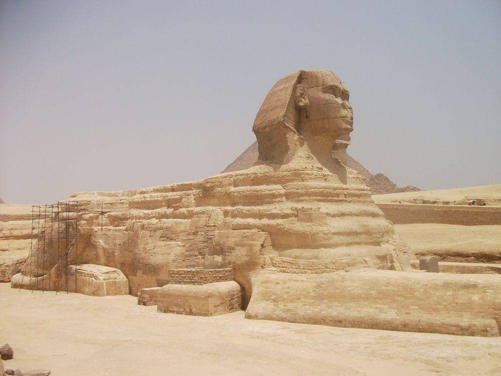 Great Sphinx of Giza, patung bertubuh singa dan berkepala manusia. (pixabay.com/Mekatrig)