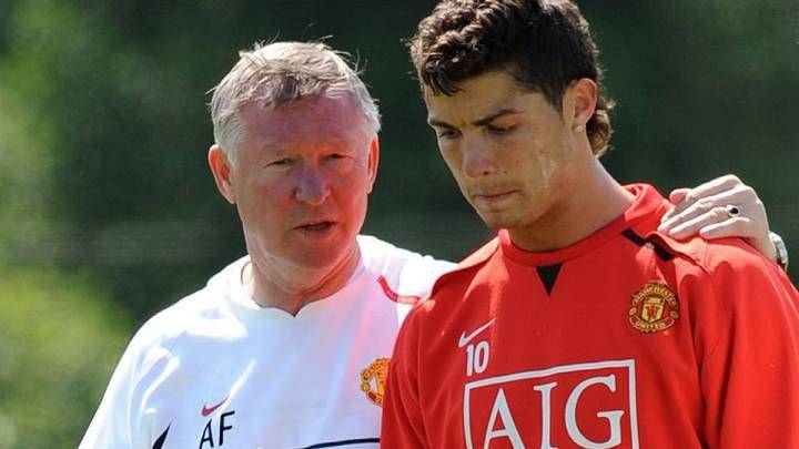 Sir Alex Ferguson dan Cristiano Ronaldo (en.as.com)