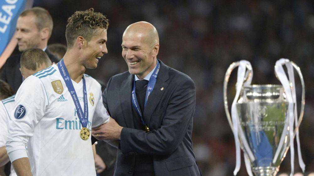 Cristiano Ronaldo dan Zinedine Zidane (eurosport.com)