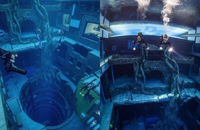 Kolam Renang Terdalam di Dunia (instagram.com/deepdivedubai)
