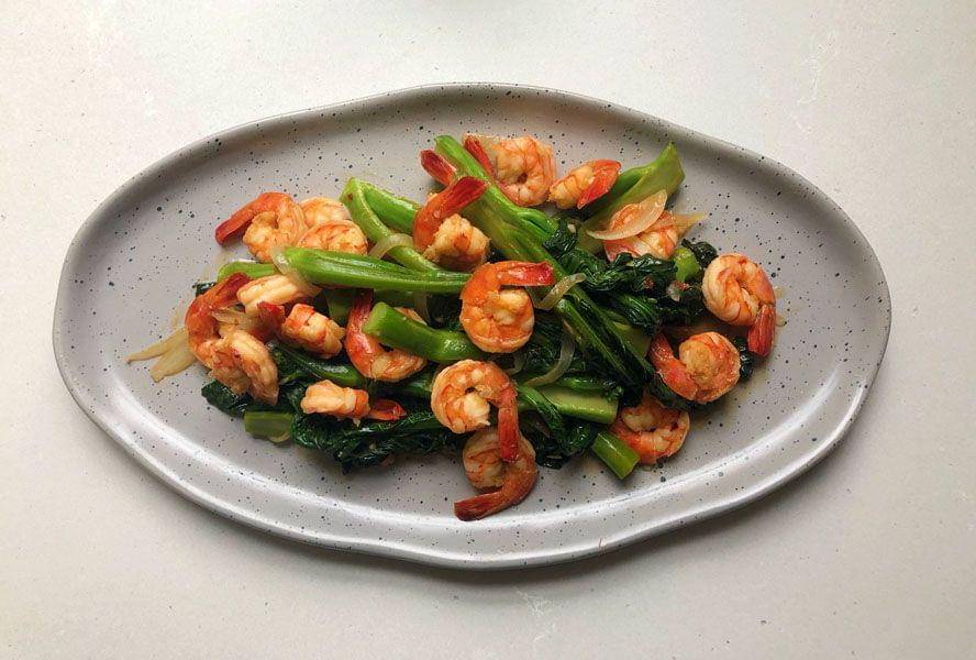 ilustrasi kailan udang (foodnetwork.ca/Junior Chef Showdown - Food Network Canada)