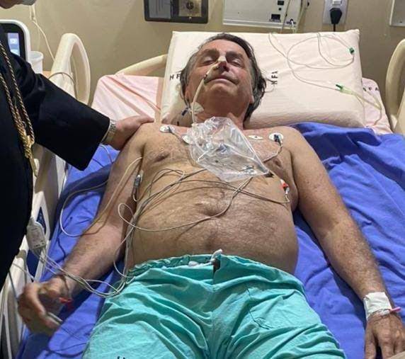 Jair Bolsonaro terbaring sakit, (Twitter.com/Jair M. Bolsonaro)