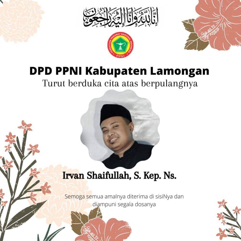 Perawat di Kabupaten Lamongan meninggal dunia karena terpapar virus corona. Dok Istimewa