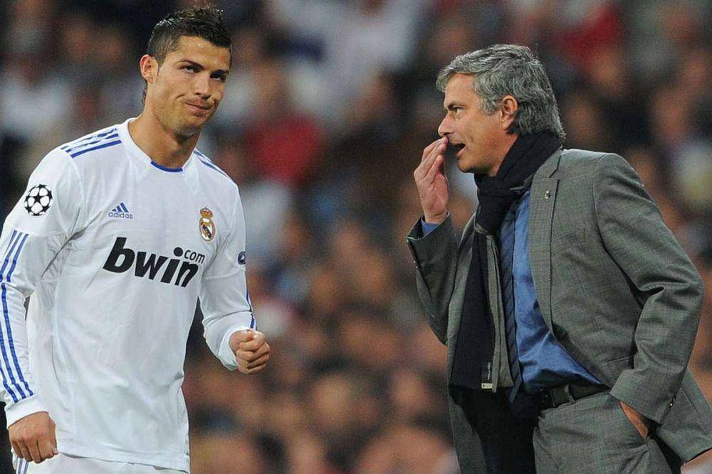 Cristiano Ronaldo dan Jose Mourinho (goal.com)