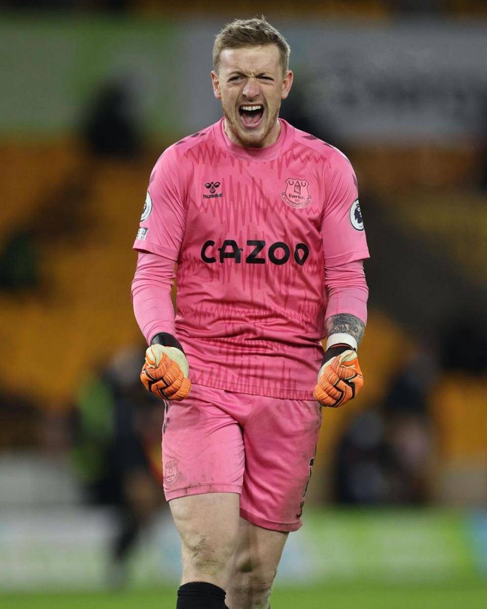 Jordan Pickford di Everton (instagram.com/jpickford1)