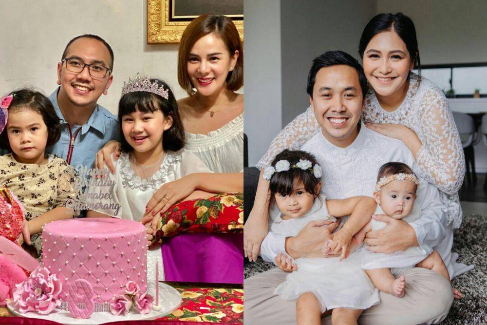 keluarga Astrid Tiar dan keluarga Caca Tengker (instagram.com/astridtiar127 | instagram.com/cacatengker)