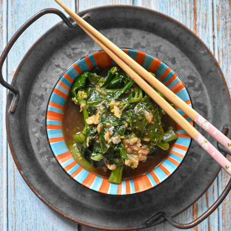 ilustrasi kailan saus tiram (yummy.co.id/Jeehan Kitchen)