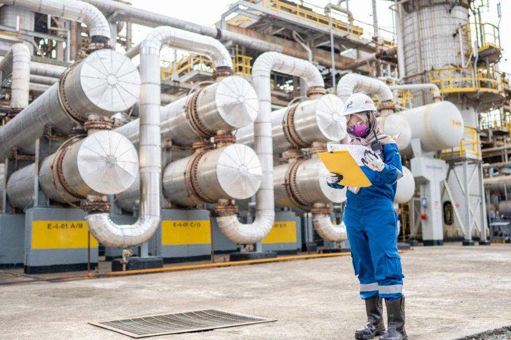 Kilang Pertamina Refinery Unit V Balikpapan. Foto Pertamina
