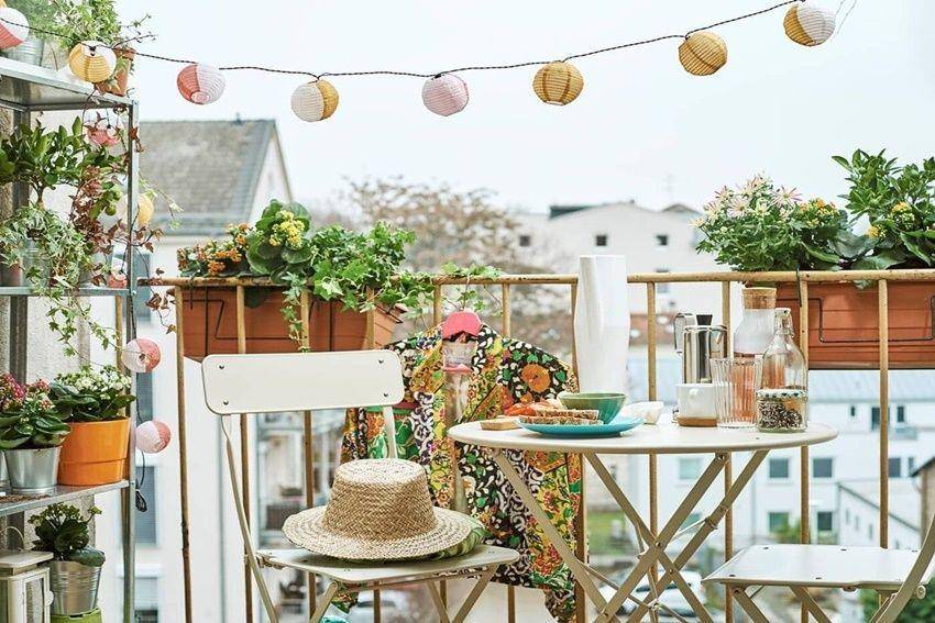 ilustrasi taman mini balkon (instagram.com/ikeauk)