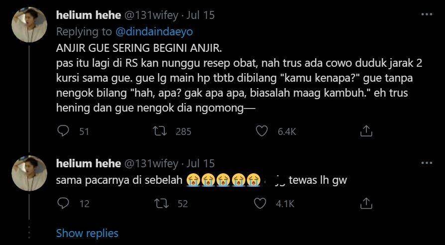 curhat salah ajak ngobrol (twitter.com/131wifey)