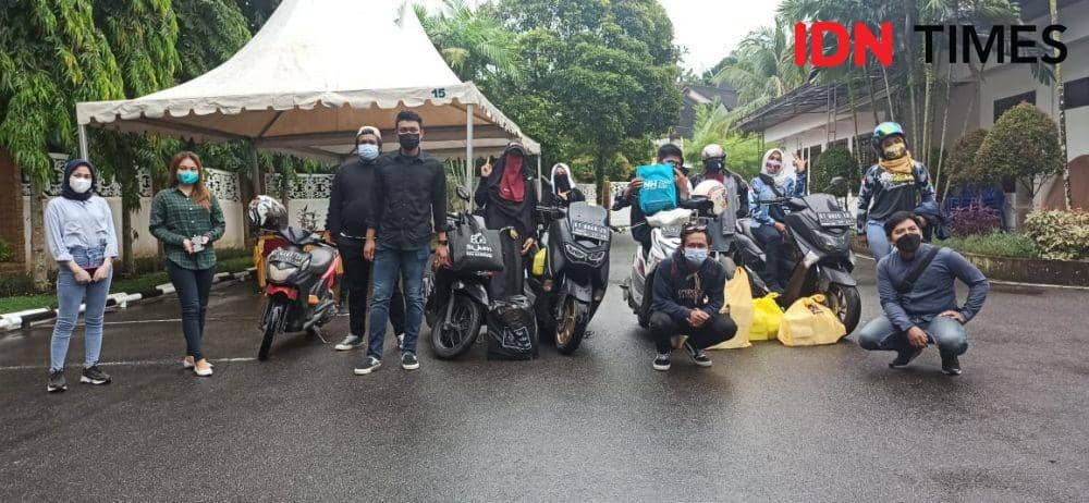 Komunitas anak muda Balikpapan yang peduli kondisi pandemik COVID-19. (IDN Times/Hilmansyah)