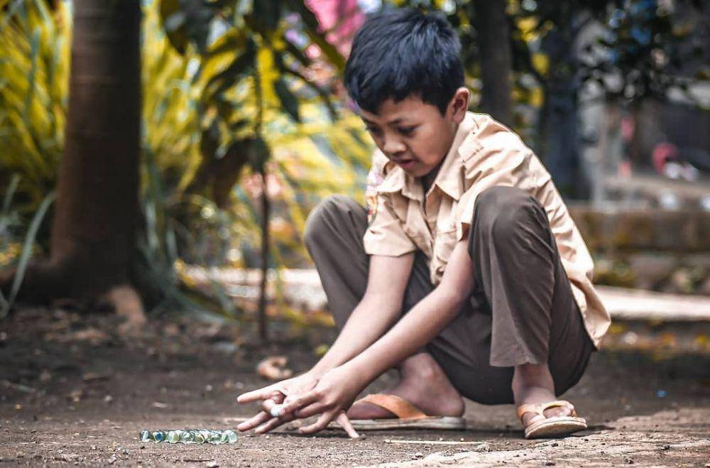 Permainan kelereng (Instagram.com/igcicalengka_)