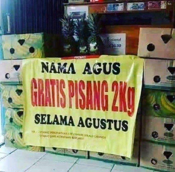 Promo dagangan ala penjual +62 (instagram.com/komedi_gambar)