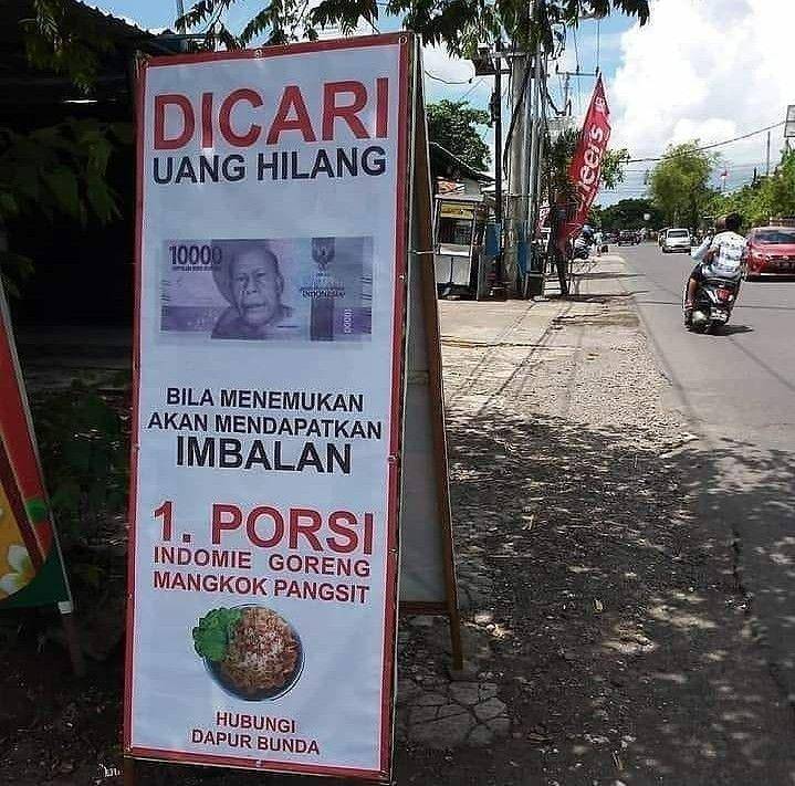 Promo dagangan ala penjual +62 (instagram.com/komedilucu_id)