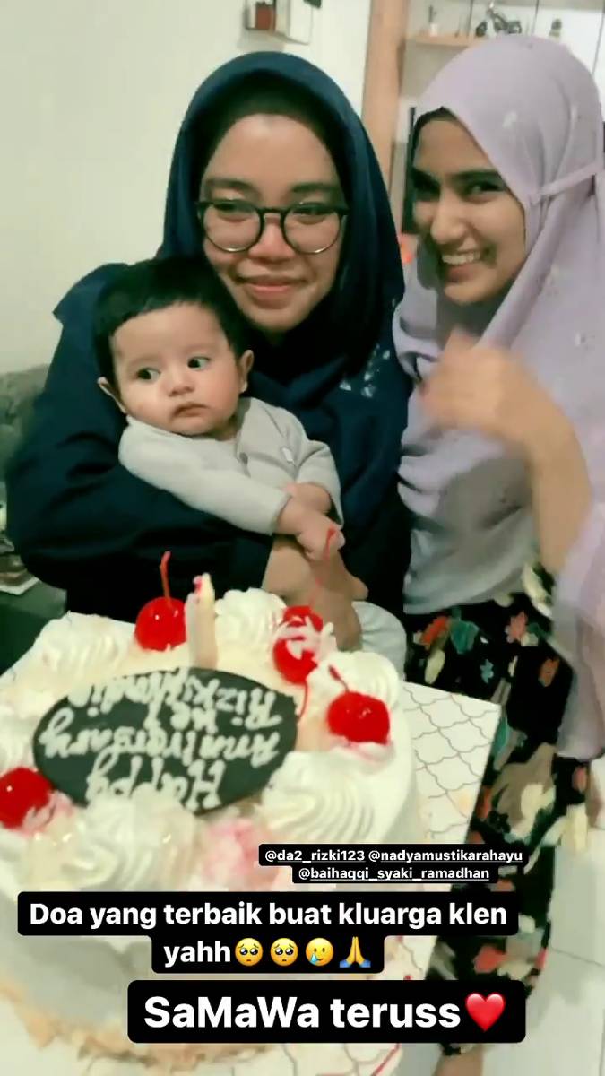 Ultah pernikahan Rizki DA (Instagram.com/da2_ridho)