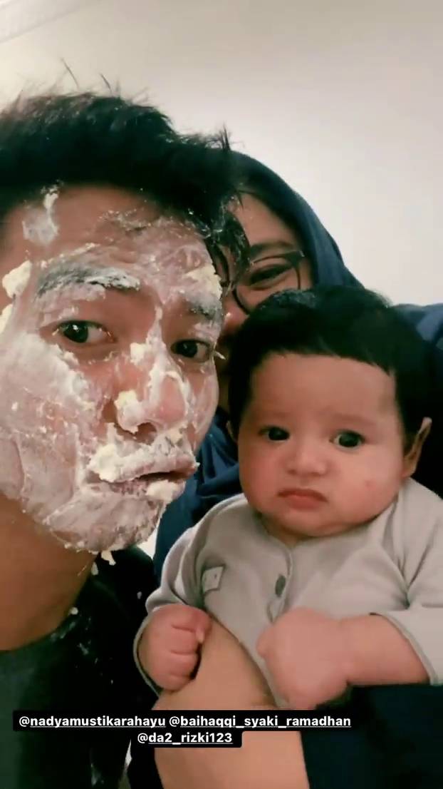 Ultah pernikahan Rizki DA (Instagram.com/da2_ridho)