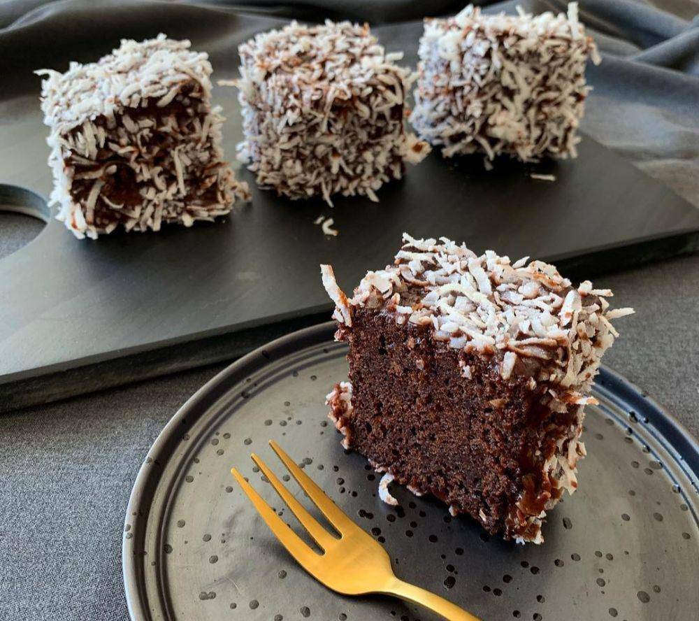 double chocolate lamingtons (Instagram.com/travbakes)