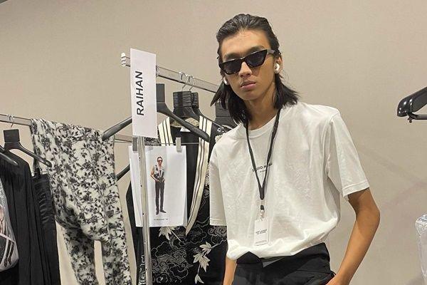 10 Potret Raihan, Model Pria Indonesia Pertama untuk Saint Laurent