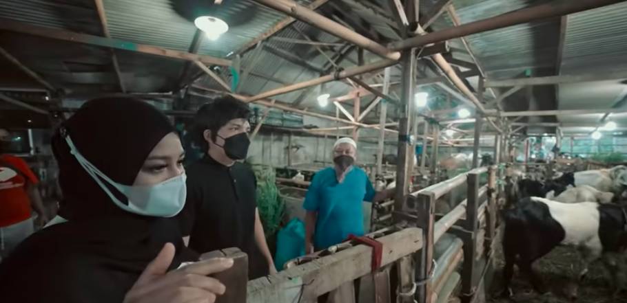 Atta dan Aurel beli persiapan hewan kurban (youtube.com/AH)