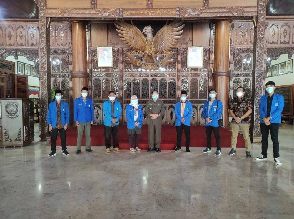 PC PMII Tulungagung usai melakukan audiensi terkait gerakan PMII Care, IDN Times/ istimewa
