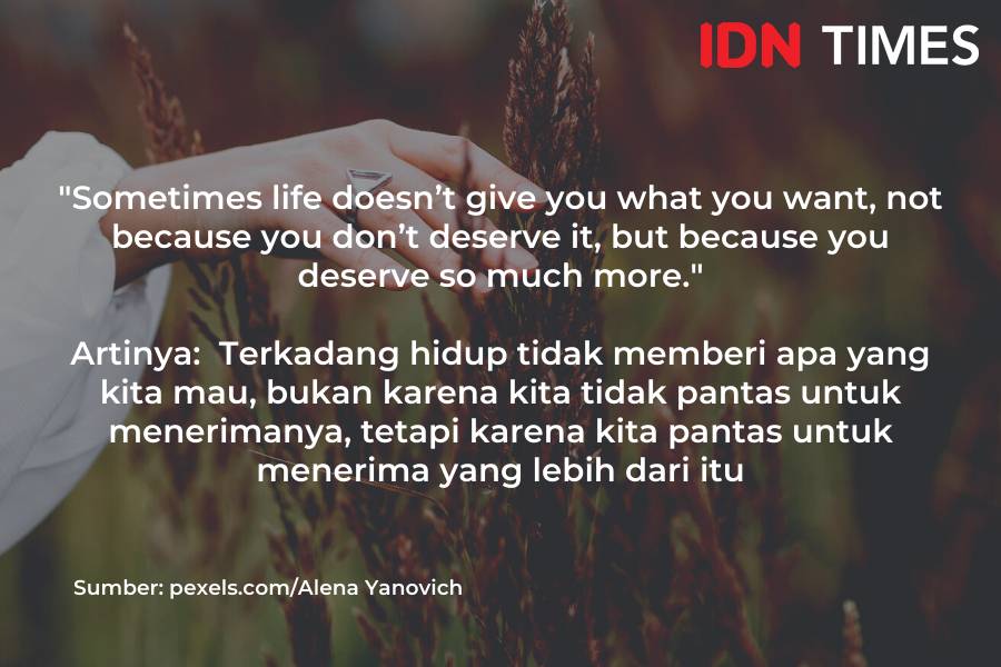 Caption bijak dalam Bahasa Inggris (IDN Times/M. Tarmizi Murdianto)