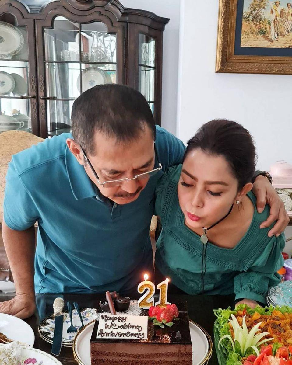 ulang tahun pernikahan Mayangsari (Instagram/@mayangsari_official)