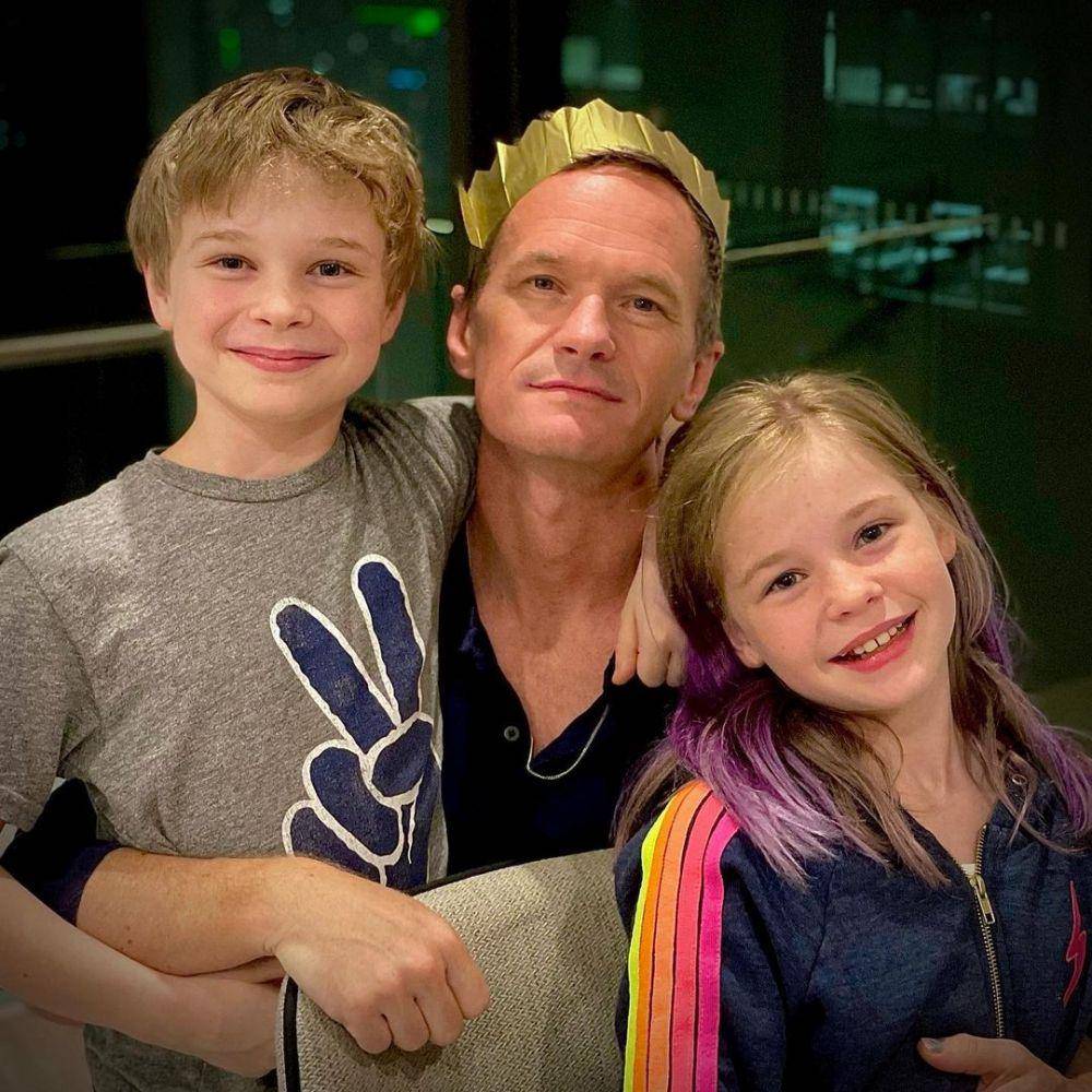 Gideon Scott Burtka-Harris, Neil Patrick Harris, Harper Grace Burtka-Harris (instagram.com/nph)