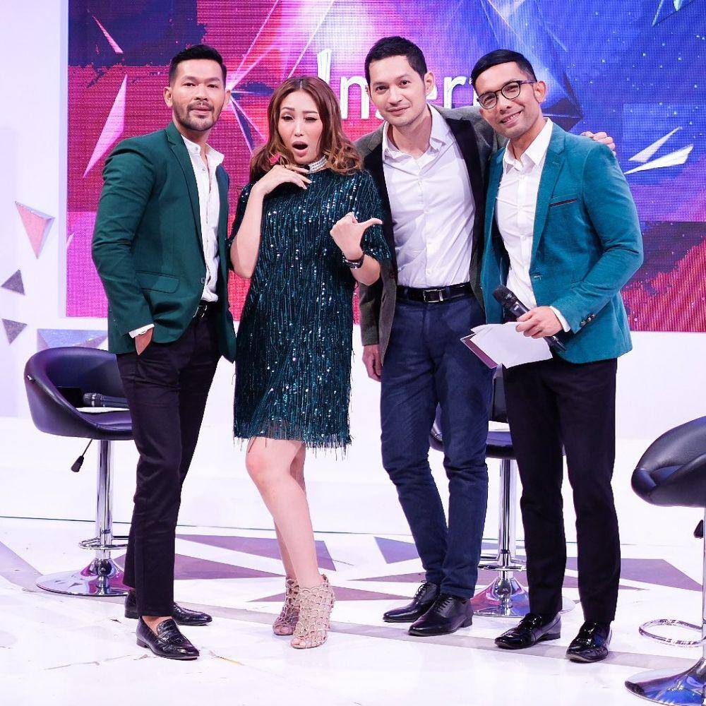 Ayu Dewi, Evan Sanders, Indra Herlambang, dan Rian Ibram (instagram.com/mrsayudewi/)