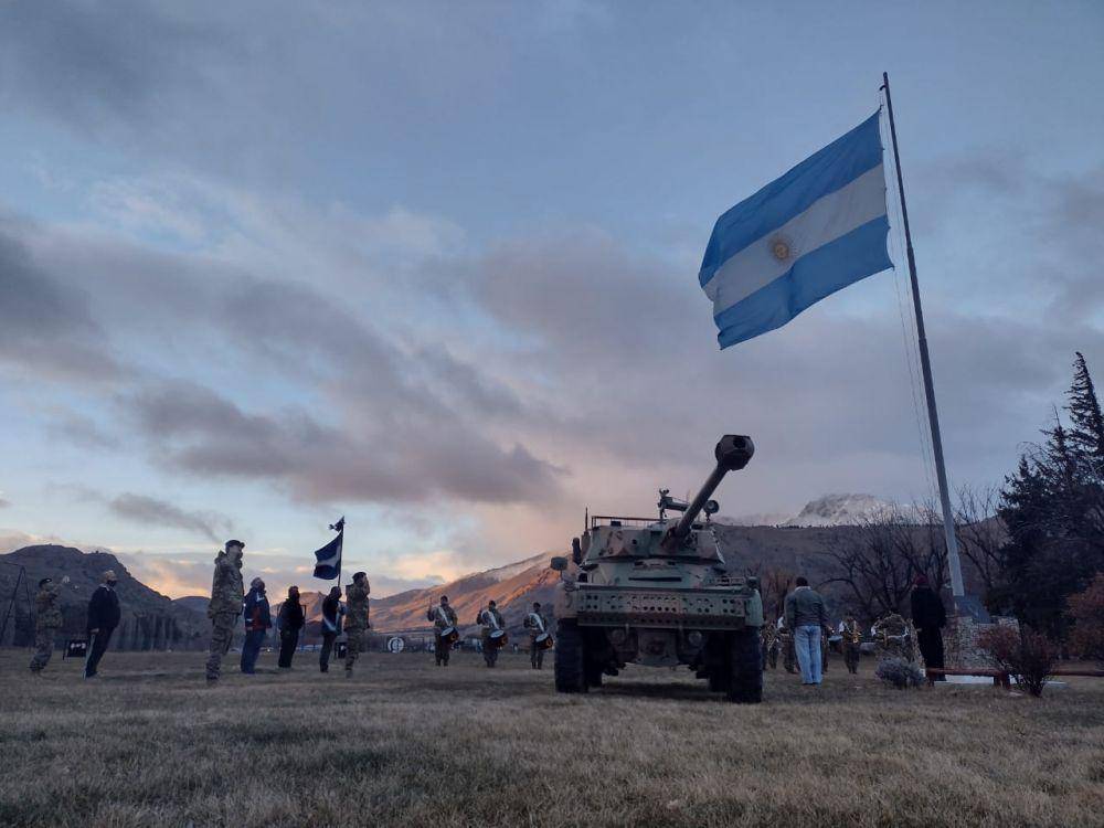 Militer Argentina saat melakukan latihan. (twitter.com/Ejercito_Arg)