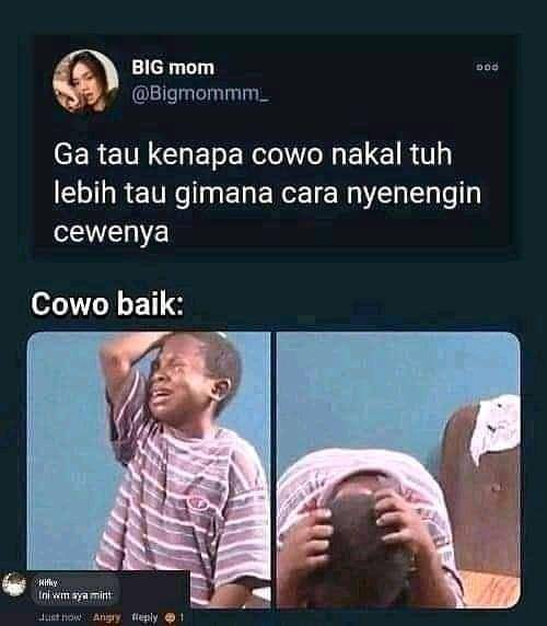 meme mikir keras (instagram.com/majelis_humor_indonesia)
