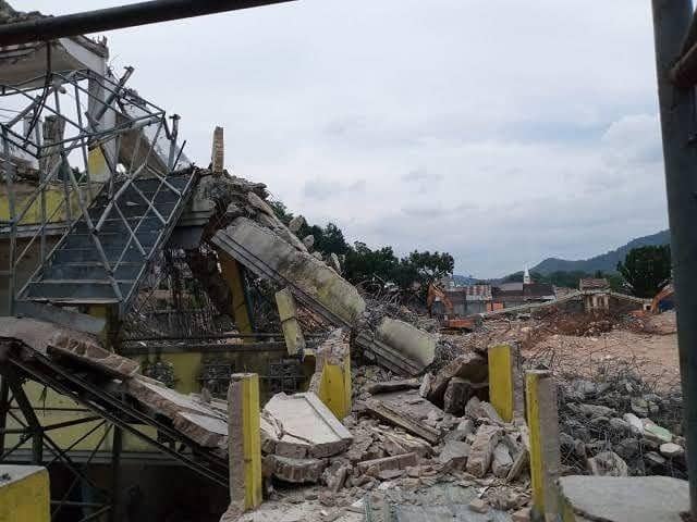 Pasar Sibolga Nauli saat ini sedang dalam tahap pembangunan (Istimewa/Dok IDNTimes)