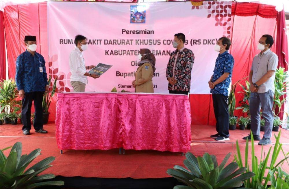 Rumah sakit darurat COVID-19 Sleman. Dok: istimewa
