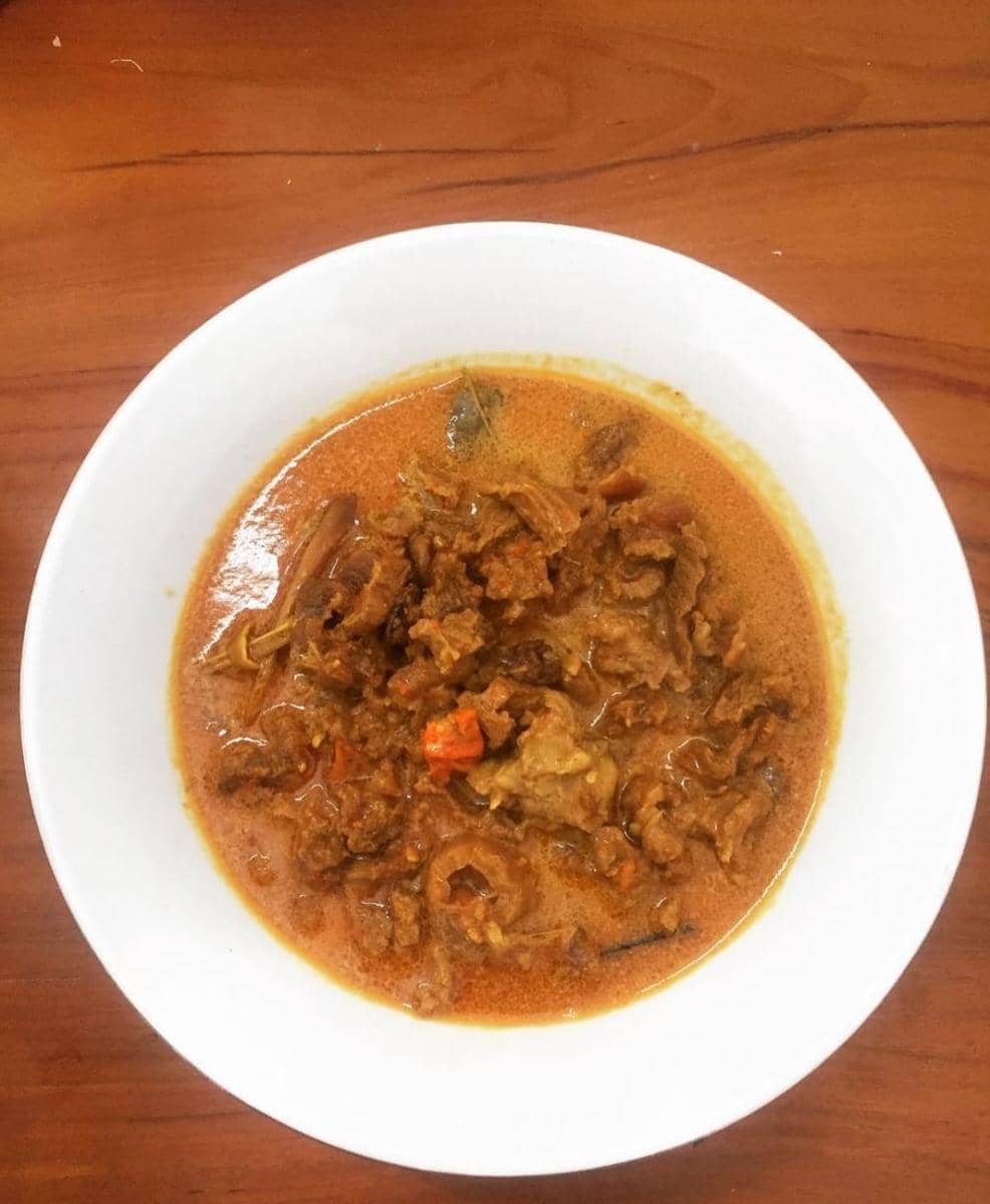 Gulai daging cincang (Instagram.com/tenyhanifan)