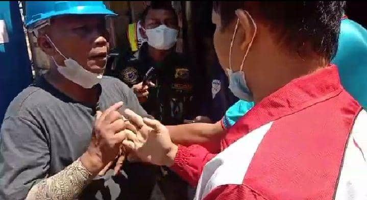 Humas pembangunan pasar larang wartawan masuk (Istimewa/Dok IDNTimes)