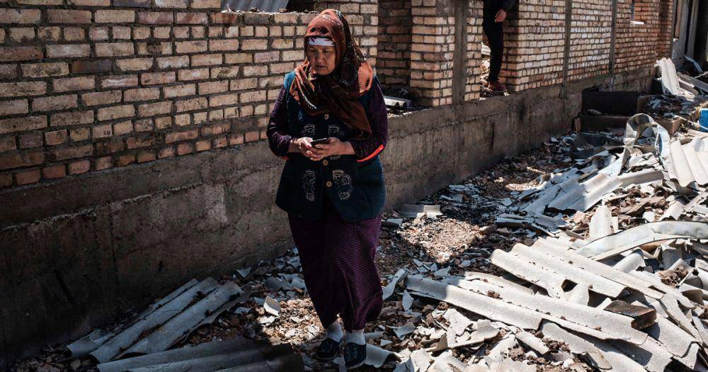 potret bangunan yang runtuh akibat konflik Kirgizstan-Tajikistan (insider-voice.com)